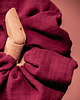 gumki do włosów Scrunchie  czerwone wino 1