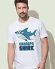 t-shirty męskie Koszulka  z nadrukiem Grandpa shark 1