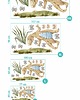 naklejki ścienne do pokoju dziecka Naklejka na ścianę dinozaur tyranozaur T-rex brązowy nalepka pokój dziecka 1