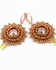 kolczyki swarovski Kolczyki Swarovski Drop of color Caramel 2