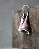 kolczyki wire wrapping Srebrne rustykalne kolczyki dzwonki 6