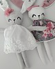 przytulanki dla niemowląt i dzieci Mini króliczek maskotka przytulanka (personalizowany, kolory) 4