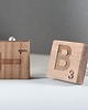spinki do mankietów Eleganckie spinki mankietowe - prezent dla Niego - Scrabble 3