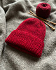 czapki damskie Czapka DEBRA - Czerwona - Handmade - Merino, alpaka, jedwab 1