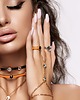 bransoletki - inne Bransoletka z pierścionkiem Savage Crystal 4
