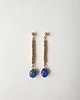 kolczyki z kamieniami Kolczyki ROOTS lapis lazuli, hematyt 3