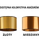 kinkiety Czarno-miedziany kinkiet do salonu TEKSAS MIRROR w stylu glamour 4