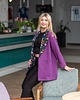 marynarki damskie Marynarka pudrowy fiolet 2