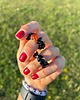 pierścionki elastyczne Pierścionki handmade z bursztynem Amber Noir Zestaw 2 szt. Agrafka Studio 4