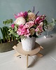 dodatki - różne Stroik flower box z wiosennych kwiatów 4