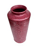 wazony Bordowy, ceramiczny wazon MF Design, Niemcy lata 80. 8