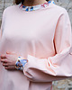 bluza bez kaptura damska Brzoskwiniowy Raj_3 5
