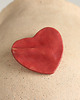 broszki Różowe serce, ceramiczna  broszka 2