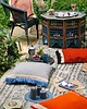 poduszki gładkie Poszewka na poduszkę boho THE FRINGE PILLOW czerwona 5