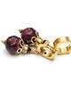 kolczyki z kamieniami Alloys Collection - Burgundy vol. 2 - kolczyki /02.11.25/ 2