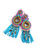 kolczyki soutache Kari L - kolczyki etno, srebro 2