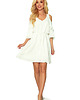 sukienki mini damskie 292-4 MARINA zwiewna sukienka - ecru 6