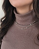 chokery Srebrny naszyjnik choker z cyrkoniami 1
