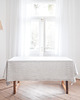 obrusy i serwetki Lniany obrus z listwą heavy linen GRAY STRIPES 3