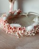 Ślubne ozdoby do włosów Wianek ślubny Boho Soft Pink 2