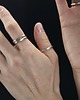 pierścionki srebrne SIS/ satin silver ring 3