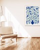 plakaty Plakat boho Kwiaty na ścianę Minimalistyczny Plakat nowoczesny do salonu 2