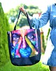 torby na ramię Torba shopper na zakupy wodoodporna shopperka twarz 2