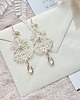 Biżuteria ślubna Kolczyki ślubne z perłami  Lace Me Pure 1
