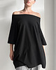 t-shirt damskie Czarna bluzka raglan 5