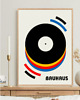 grafiki i ilustracje PLAKAT  retro Bauhaus muzyka płyta winylowa 1