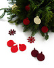 ozdoby choinkowe filcowebombki mini mix 20szt. 2