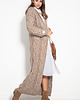 kardigany damskie Maxi Kardigan F1080 mocca 3