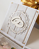 kartki scrapbooking 10 rocznica ślubu, aluminiowe gody, exploding box, kartka 3d 6