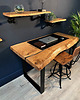 biurka Biurko Drewniane Live Edge Loft Industrialne Lite Drewno MONOLIT 3
