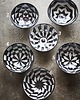 miski i misy Miseczka ceramiczna z kamionki biało-czarna 1