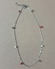 chokery Naszyjnik choker ROOTS łańcuszek jaspis czerwony, jaspis dalmatyński, howlit 5
