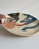 Ozdoby na ścianę Ceramiczny talerz dekoracyjny z wilkiem 4