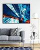 plakaty Plakat Abstrakcja blue-red 2