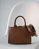 torby na ramię GLAM BAG - skórzana torebka - brąz orzechowy 8