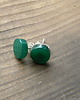 kolczyki wire wrapping zielony onyks 1