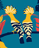 poduszki z grafiką Poduszka dekoracyjna - Euroasian hoopoe 2