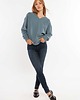 bluza bez kaptura damska LOOP bluza dim blue 4