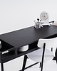 biurka Designerskie biurko toaletka GLAMM 140 cm - czarne 1
