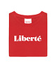 t-shirt damskie Koszulka Liberte - czerwona 2