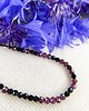 bransoletki na sznurku Bransoletka z Alfabetem Morse Granat, Spinel, Jaspis Cesarski 3