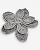 broszki Broszka kwiat XL - szara 3