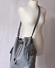 torby na ramię torba - blue grey& brown- 4
