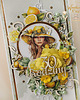 kartki scrapbooking Kobieca kartka urodzinowa na 30 urodziny "Lemon" GOTOWA 1