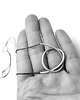 kolie Srebrny naszyjnik Knot 1