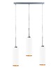 lampy wiszące Regulowana 3-punktowa lampa wisząca do kuchni BORNEO GOLD 3